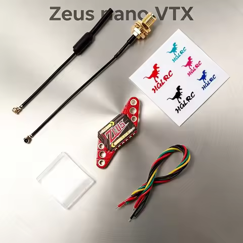 HGLRC Zeus Nano 350mW VTX, DC 5V Input, IRC Protocol, Multiple Mount Hole Patterns, Built‑in Mic, fo