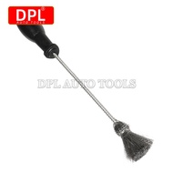 2pcs Injector Sleeve Cup Bore Seat Cleaning Brush Kit For Ford Powerstroke 7.3L 6.0L 6.4L 6.7L 1994-