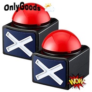 ONLYGOODS1 Game Answer Buzzer, ABS with Sound Light Red Game Buzzer, Sounding Toy Trivia Quiz Talent