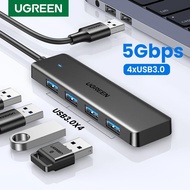 UGREEN USB Hub 4 Ports Splitter USB 3.0 to 4 USB HUB Slim For MacBook Laptop Desktop PCPS5