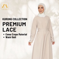 ZOE ARISSA JUBAH MUSLIMAH ABAYA KAFTAN Plain Jubah Labuh Ironless BRICK Korean Style SHERINEE Jubah 