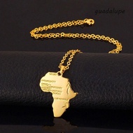 GUADALUPE African Map Chain Africa Men Women Country Jewelry Pendant