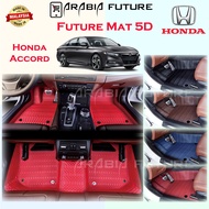 Honda Accord FUTURE Car Floor Mat 5D plus Carpet Kereta Custom Made PU Leather Gen5 Gen8 Gen9 Gen10 