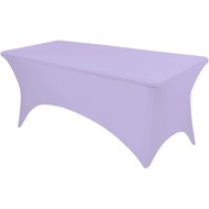 1 Pack Spandex Tablecloth, 6ft Rectangular Stretchy Table Cover Fits Tables Size 183cm x 75cm x 75cm