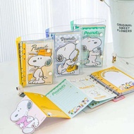 New Snoopy Loose-Leaf Notebook Concert Series Plan Folding A6 Multifunctional Notepad Hand Account S