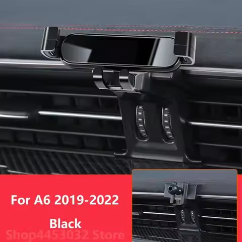 1 Suit Car Phone Holder Base For Audi A6 c8 4K A7 4K8 2019-2023 Air outlet Stand Mounts Gravity GPS 