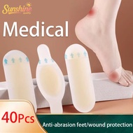 40Pcs Soft Gel Shoes Sticker Hydrocolloid Patch Blister Protector Relief Pain Invisible Gel Patch