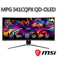 msi微星 MPG 341CQPX QD-OLED 34.18吋 曲面電競螢幕 (34.18/3440x1440/21:9/240Hz/曲面)