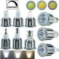 Ranpo Dimmable LED Spotlights E27 E14 GU10 GU5.3 B22 5W 7W 10W COB Spot Light Bulbs Bright Home Lamp