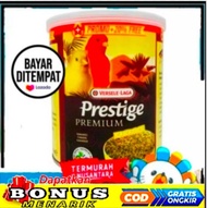 pakan prestige premium canaries prestige kanari pakan burung kenari blackthroat mozambik sanger frinch red siskin bagus sehat bulu rapih gacor dor bunyi berkicau termurah murah meriah terlaris laris manis juara lomba gantangan kemasan kaleng sacset repack