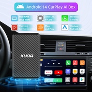 2025 AI Upgrade XUDA Wireless CarPlay Box Android 14 | RAM 4GB + ROM 64GB Free Updates For Life!