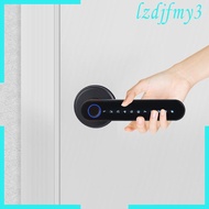 [Lzdjlmy3] Fingerprint Door Lock Password Smart Door Knob for Bedroom Hotel Office