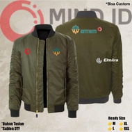 TASLAND BOMBER JACKET WITH ANTAM LOGO/ MEN'S BOMBER JACKET WOMEN'S BOMBER JACKET