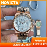 Land-Dweller Men's Quartz Watch Smooth Walking Transparent Back Cover Battery Watch