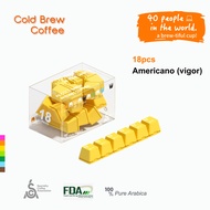 "40 People in the World"instant coffee, F5 cold brew coffee Americano Vigor 18pcs per pack