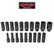 【UNITED】1/2" Impact Deep Socket (8mm - 36mm; 12 Point)