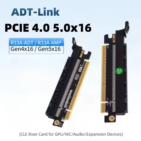 ADT PCI-e 5.0 4.0 X16 Gen 4/5 Test Protection Card Expansion Riser Extended Card Adapter PCI-E Slots