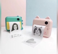 兒童WiFi 數碼相機可印刷 （手機連接）粉紅色/綠色 zoo family SJTL Kids Instant Camera, Portable Photo Printer, Toy Childre