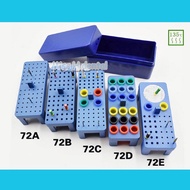 Dental Sterilize Plastic 72H Endo Box for Diamond burs Reamer/Gutta Percha point