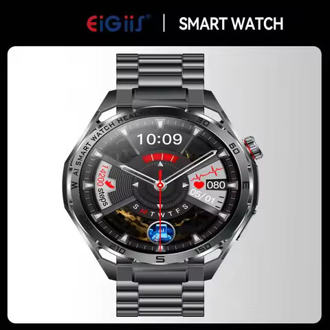 EIGIIS New Smart Watch For Men Women Body Fat AI Analysis Health Smart Watch ECG+PPG Uric Acid BP Bl