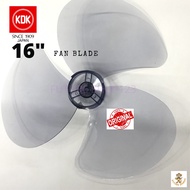 KDK Fan Blade 16" For Table,Wall,Stand,Auto Fan KB-404 , KU-408 etc