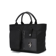 Genuine 2026 Korean NEW AMAZINGCRE Korean Golf Womens Tote Bag Handbag Skull Cosmetic Golf Bag Stora