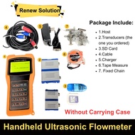 Tuf-2000h Handheld Ultrasonic Flow Meter Portable Flowmeter Ts-2 Dn15-dn100 Tm-1 Dn50-dn700 Without 