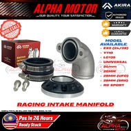 AKIRA RACING INTAKE MANIFOLD EX5 Y110 LC135 RG SPORT 24MM 26MM 28MM UNIVERSAL NEW (UFO)(SRII) PNP