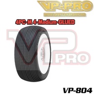 High Quality VP PRO 804G Tip Axman Evo Glued 1/8 RC Buggy Tire 17mm Nut Racing Tire Sponge High Grip