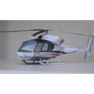 Handmade diy Ouli Squirrel AS350B3e Helicopter 3D Stereo Helicopter Paper Model