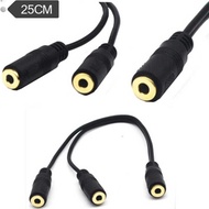 Extension Cable 1/2 Dc3.5 Female Busbar Audio Extension Cable 1/2 2Dc3.5 Female Pair 2Dc3.5 Female