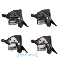 FAYSHOWS Mountain Bike Shifter, Left Right Thumb 7/8/9/10/11Speed Bicycle Levers Shifter,  Universal