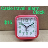 CASIO TQ 141 TRAVEL  ALARM  CLOCK