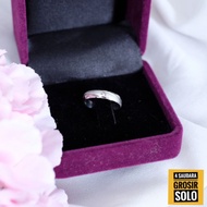 4s Grosir Solo || Cincin Titanium Permata Silver || Cincin Couple || Cincin Pasangan || Cincin tunan