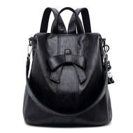 2023 Korean Version Trendy Anti-theft Backpack Female Fashion Bow Backpack Travel Backpack