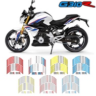 JJMOTO Motorcycle Sticker Color Rim Reflective Wheel Suitable For BMW G310R