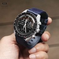 🇭🇰 包郵 🏃‍♂️ 快拆 尼龍錶帶 20mm Omega x Swatch MoonSwatch Moon Swatch 20mm Quick-release Nylon nylon bands