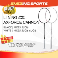 Li-Ning Axforce Cannon Badminton Racquet Unstrung (Free Grip & Cover Bag) 4U 5U 6U BLACK WHITE LININ