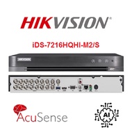 Hikvision iDS-7216HQHI-M2/S Hikvision 16-ch 1080p 1U H.265 AcuSense DVR - Hikvision 16 Channel DVR U