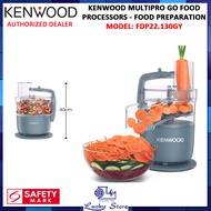 KENWOOD FDP22.130GY MULTIPRO GO FOOD PROCESSOR - FOOD PREPARATION, 360° EXPRESS SERVE™, KNIFE BLADE, SINGAPORE WARRANTY