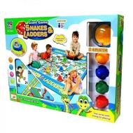 Giant Game Snakes and Ladders Floor Game (92 x 65cm) for 2-4 Players