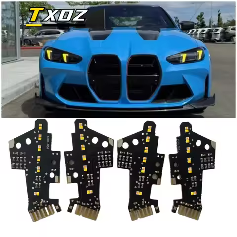CSL Yellow Angel Eye DRL LED Boards For 2025+ G22 G23 G26 G80 G82 G83 LCI M3 M4 430i M440i Headlight