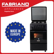 Fabriano Gas Range - F5S40G2-Bl 50cm 4 Gas Burner + Gas oven