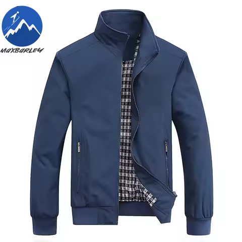 2025 Spring Autumn Casual Solid Fashion Slim Cargo Jacket Men Overcoat New Arrival Baseball Jackets 