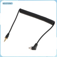 [mojotorw7] Mini (3.5mm) to Male PC Screw-Lock Sync Cord for  580EXII 7D 5DII 50D 40D /   Camera