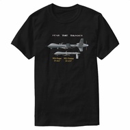 COD Fear Thunder MQ-9 Death God MQ-1 Predator Drone T-Shirt 100% Cotton O-Neck Short-Sleeved Summer 