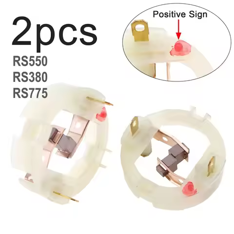 2Pcs RS550 RS380 RS775 DC Motor Carbon Brush Holder for Electric Drill / Electric Screwdriver with C
