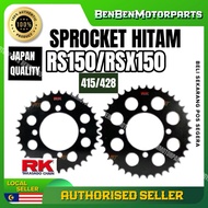 415 428 RS150 / RSX 150 428 RK Black Tamashi Harden Steel Sprocket SPOCKET RS150R RS 150 RSX150 CHAI
