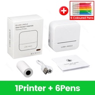 GZQIANJI Mini Pocket Printer Wireless Thermal Photo Printer Labels Android iPhone Kids Holiday Gift 