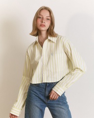 Before Sunset - Tart Shirt Crop Top เสื้อเชิ้ตทรง oversized